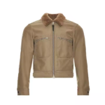 Custom Dark Green Cotton Men's Jacket Hooded Button Design Casual Winter Blouson XS Washed Jackets
