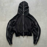 Custom Heavyweight Zipper Hoodie for Men High Quality French Terry 100% Cotton Y2K Manufacturer for Winter