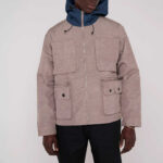 Custom Logo Track Jacket Designer Printing Waterproof Full Zip-up Hooded Windbreaker Casual Stand Acid Wash Jackets