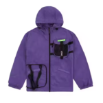 Custom Men's Waterproof Track Jacket Polyester Nylon Full Zip Softshell Windbreaker for Winter Blouson Zipper Jackets