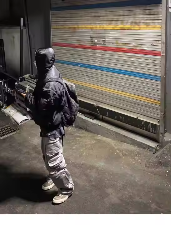 OEM Custom Men's Hoodie Jacket Long Sleeved Hooded with Multi Zipper Casual Style Winter Season Washed Jackets - Image 5