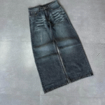 Custom Baggy Straight American Casual Denim Pants Loose Vintage Men's Cotton Jeans